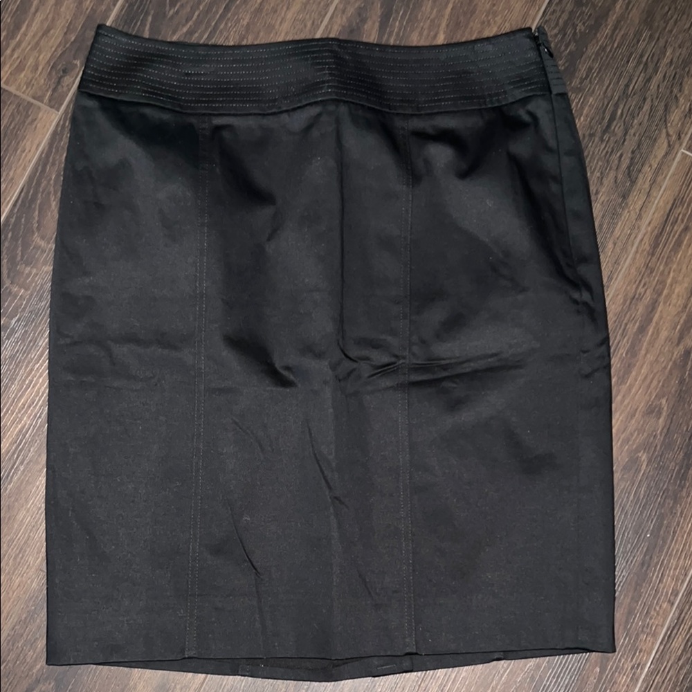 White House Black Market Black Pencil Skirt, Size: 14